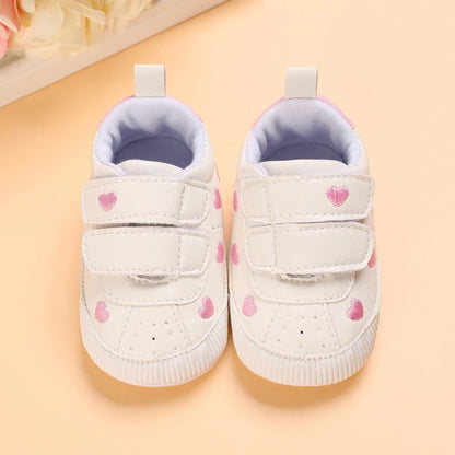 Newborn Infant White Soft-soled Sneaker