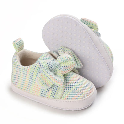 Newborn Infant White Soft-soled Sneaker