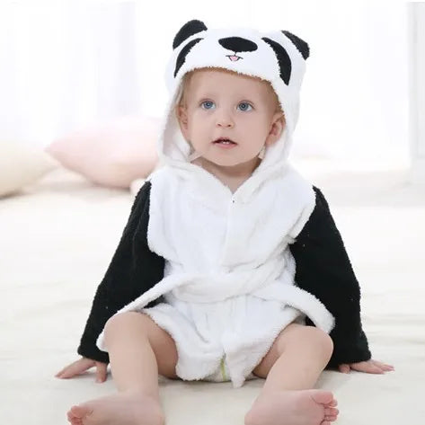 Bathrobe baby animal shape-16