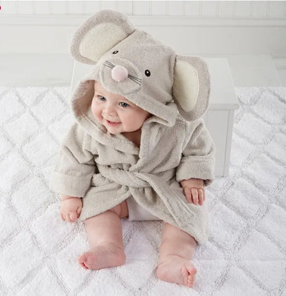 Bathrobe baby animal shape-15