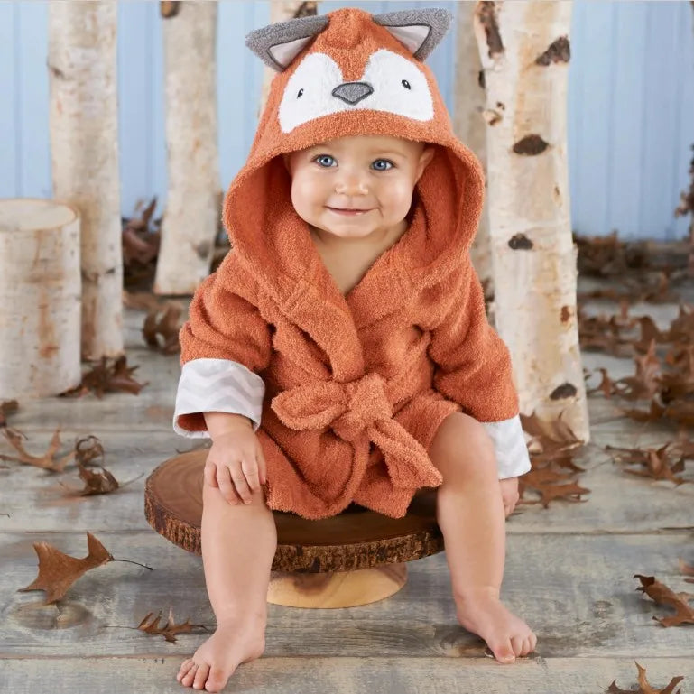 Bathrobe baby animal shape-9