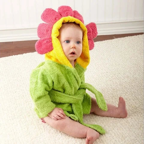 Bathrobe baby animal shape-23
