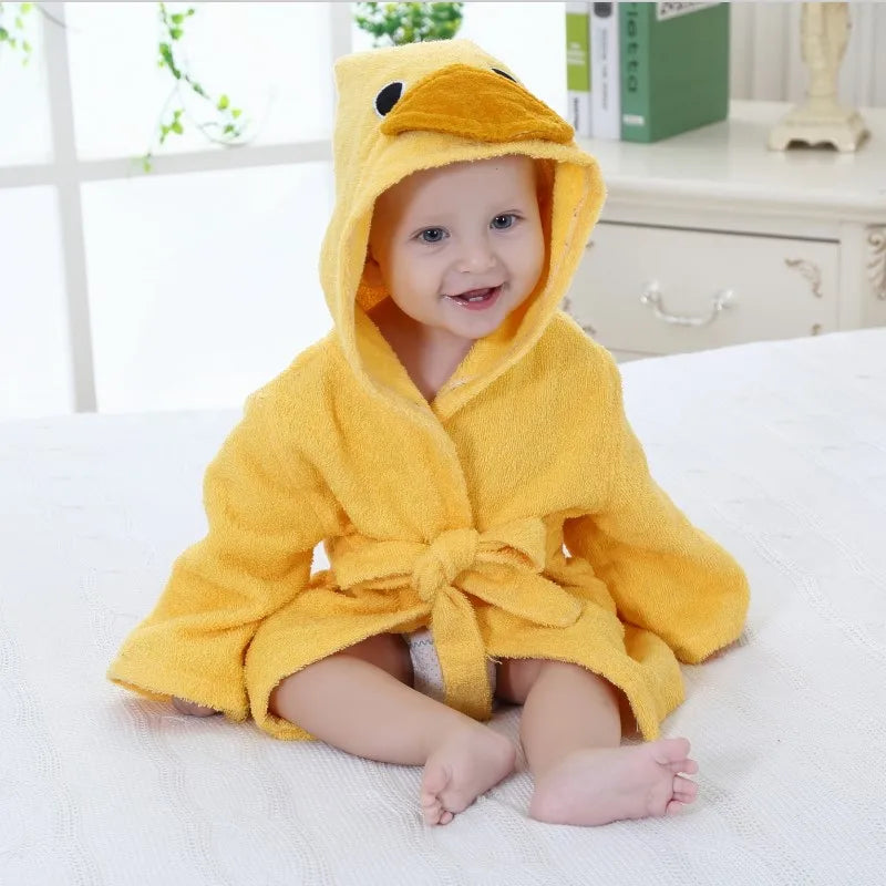 Bathrobe baby animal shape-8