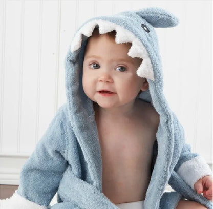 Bathrobe baby animal shape-5