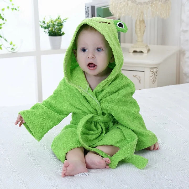 Bathrobe baby animal shape-10
