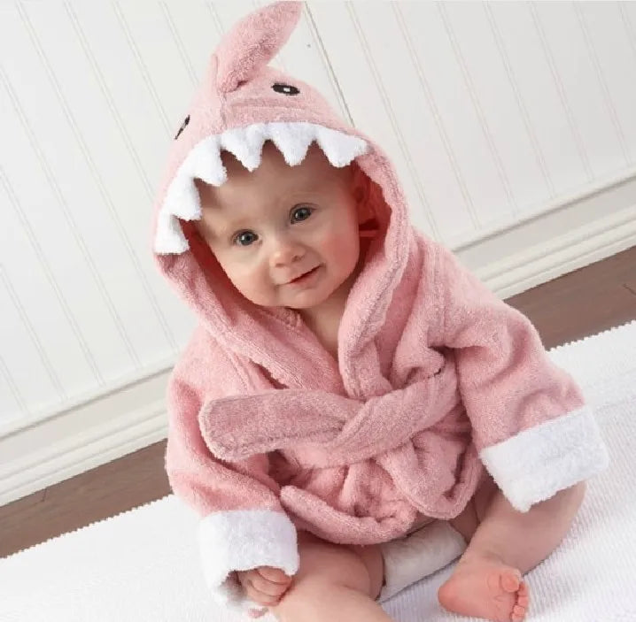 Bathrobe baby animal shape-18
