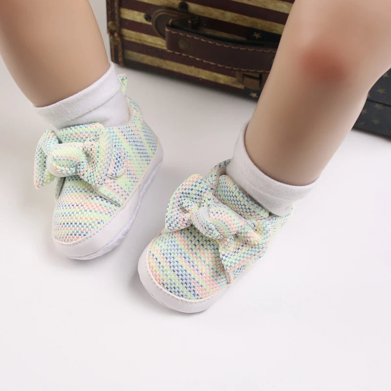 Newborn Infant White Soft-soled Sneaker