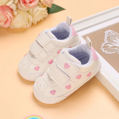 Newborn Infant White Soft-soled Sneaker