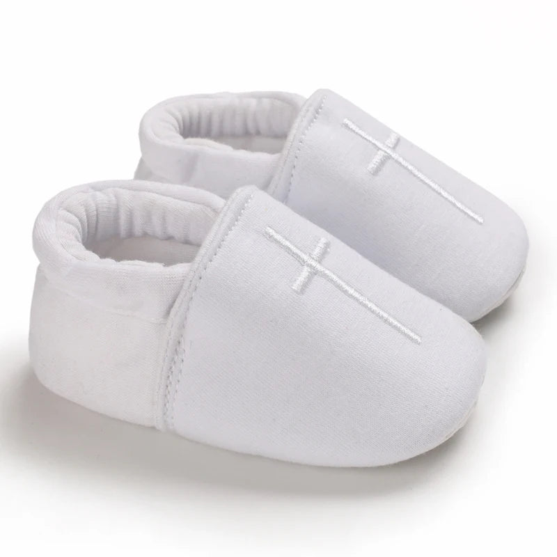 Newborn Infant White Soft-soled Sneaker