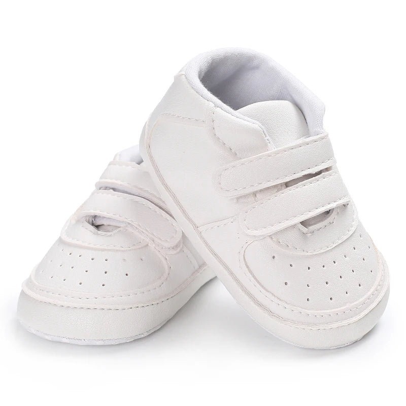 Newborn Infant White Soft-soled Sneaker