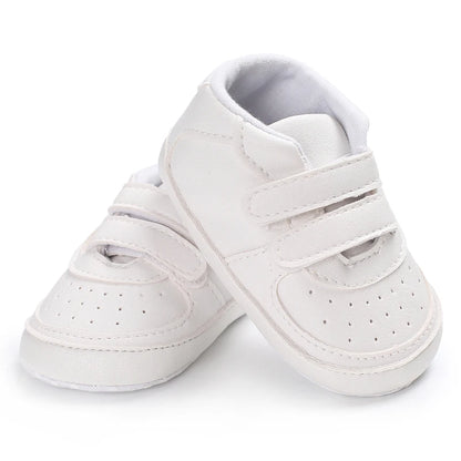 Newborn Infant White Soft-soled Sneaker