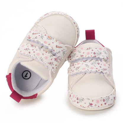 Newborn Infant White Soft-soled Sneaker