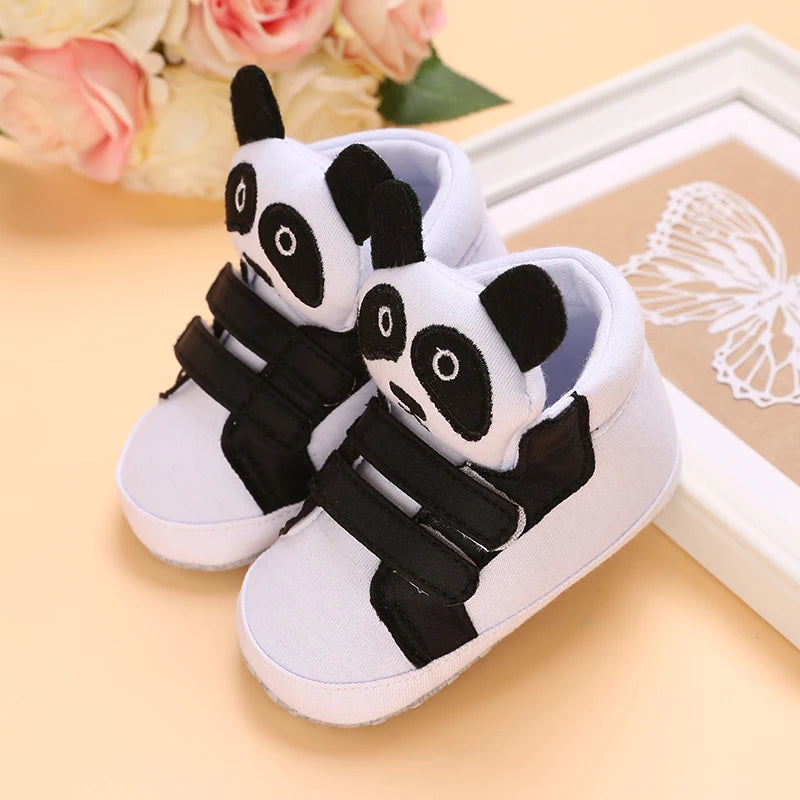 Newborn Infant White Soft-soled Sneaker