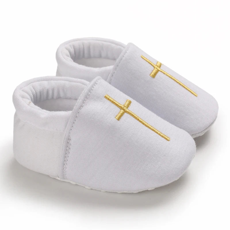Newborn Infant White Soft-soled Sneaker