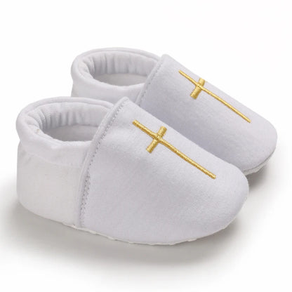 Newborn Infant White Soft-soled Sneaker