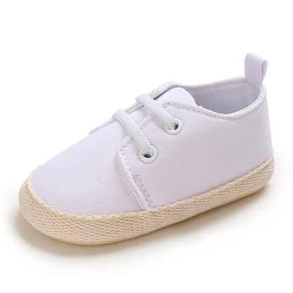 Newborn Infant White Soft-soled Sneaker