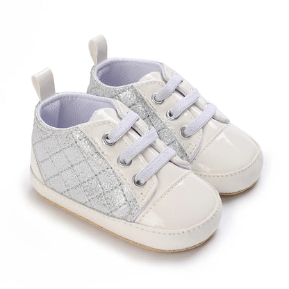 Newborn Infant White Soft-soled Sneaker