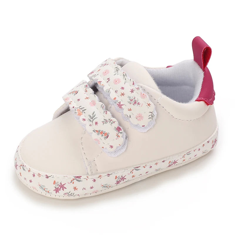 Newborn Infant White Soft-soled Sneaker