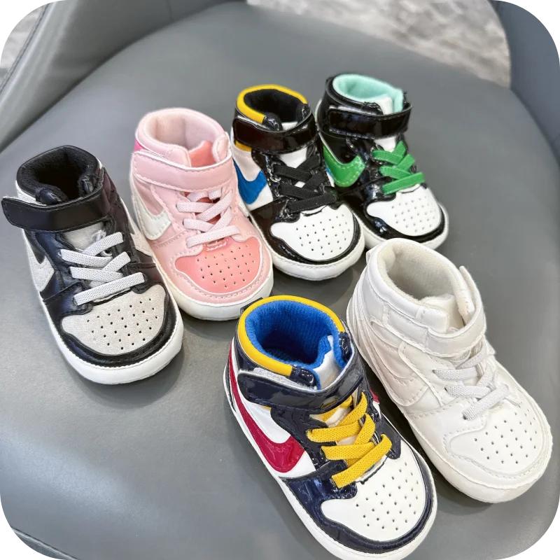 Baby Boys & Girls Sneakers - Soft Bottom, Non-slip Basketball Shoes