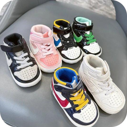 Baby Boys & Girls Sneakers - Soft Bottom, Non-slip Basketball Shoes