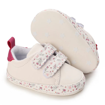 Newborn Infant White Soft-soled Sneaker