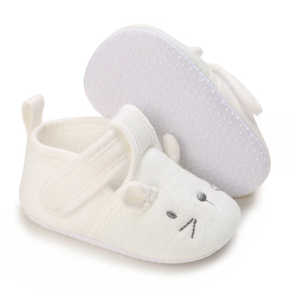 Newborn Infant White Soft-soled Sneaker