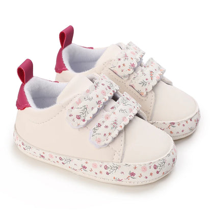Newborn Infant White Soft-soled Sneaker