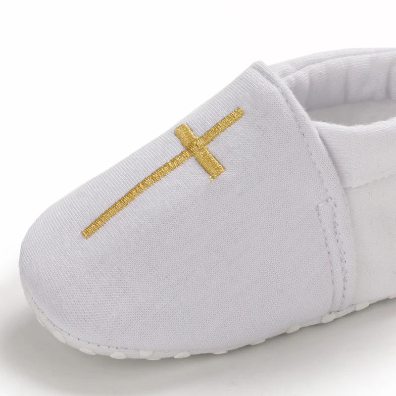Newborn Infant White Soft-soled Sneaker