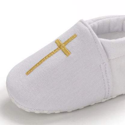 Newborn Infant White Soft-soled Sneaker