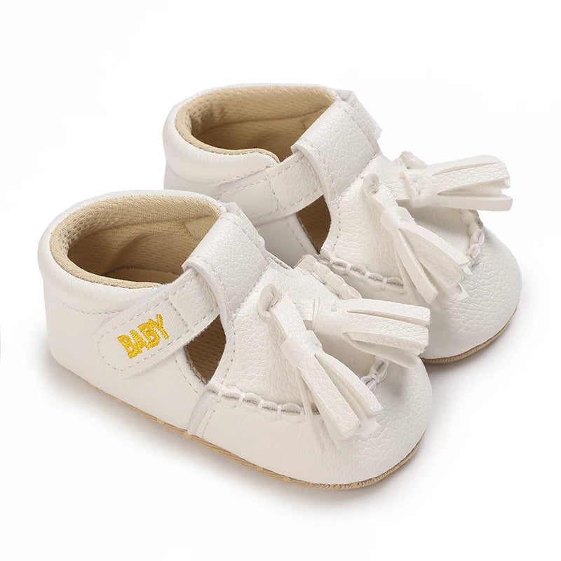 Newborn Infant White Soft-soled Sneaker