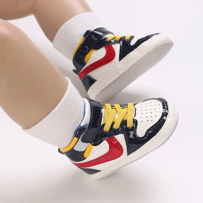 Baby Boys & Girls Sneakers - Soft Bottom, Non-slip Basketball Shoes