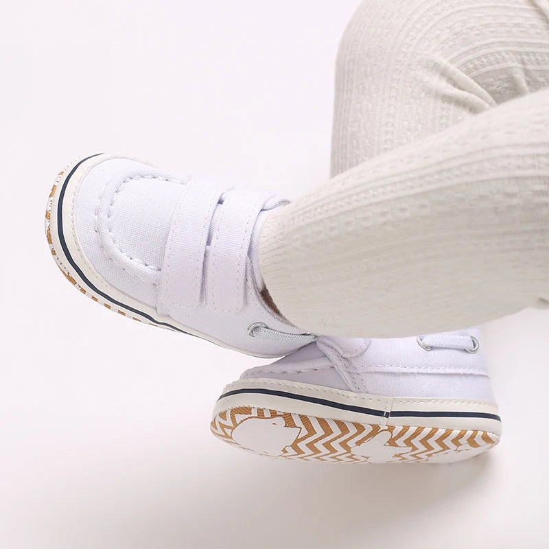 Newborn Infant White Soft-soled Sneaker