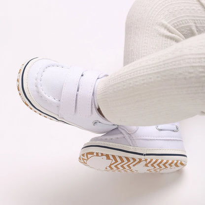 Newborn Infant White Soft-soled Sneaker