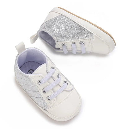 Newborn Infant White Soft-soled Sneaker