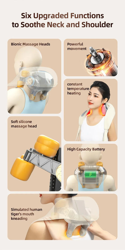 Neck And Shoulder Massager Wireless