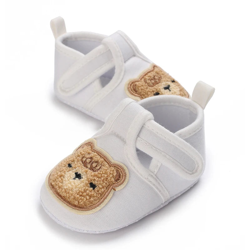 Newborn Infant White Soft-soled Sneaker