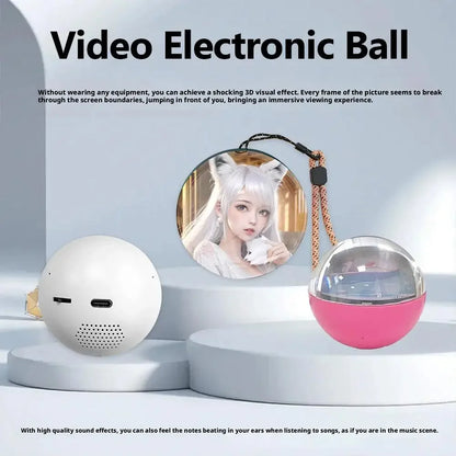 3D Video Crystal Ball 2.7inch 4GB Videos Player