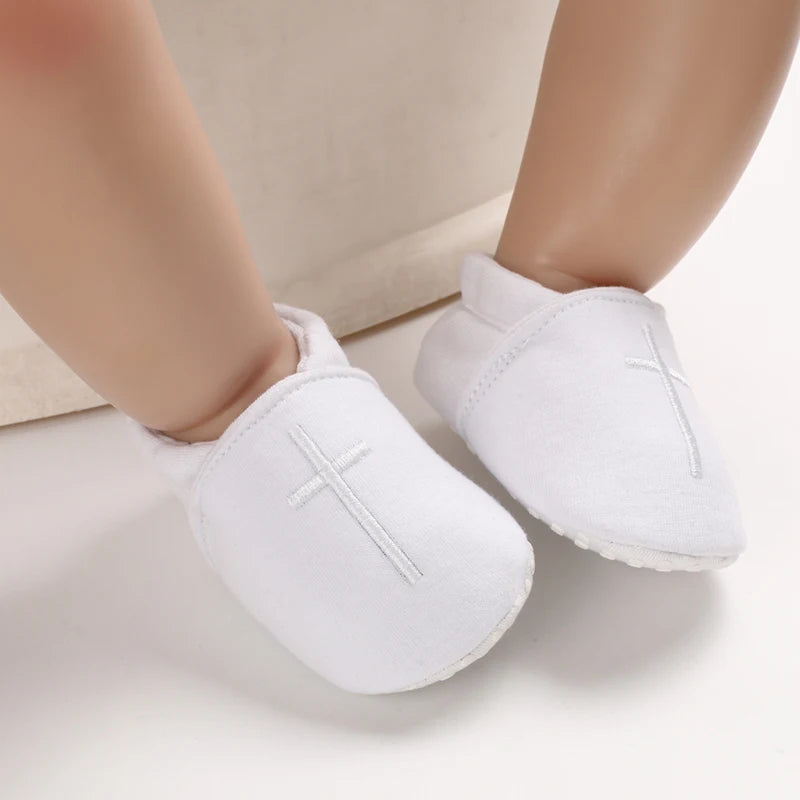 Newborn Infant White Soft-soled Sneaker