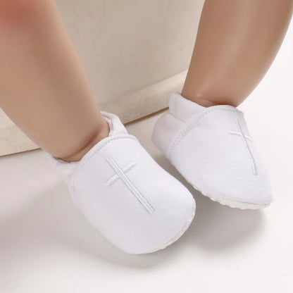 Newborn Infant White Soft-soled Sneaker