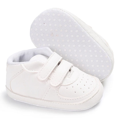 Newborn Infant White Soft-soled Sneaker