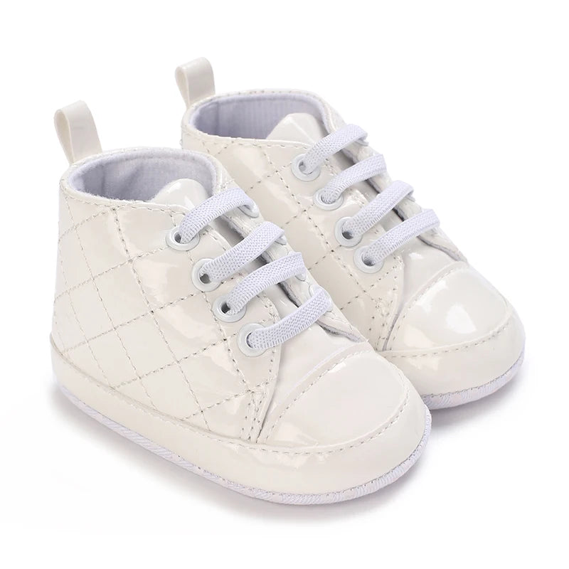 Newborn Infant White Soft-soled Sneaker