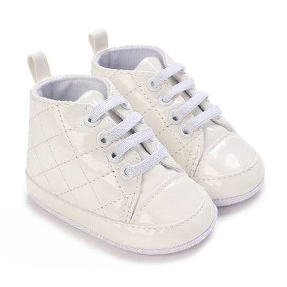 Newborn Infant White Soft-soled Sneaker