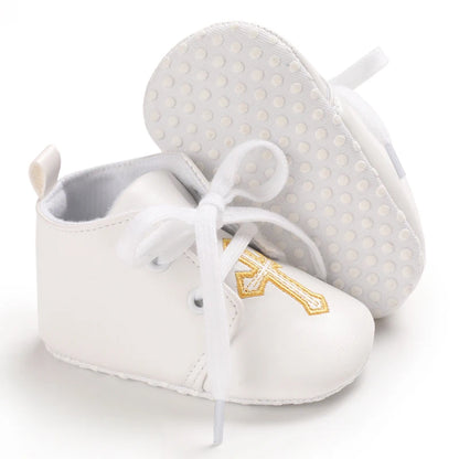 Newborn Infant White Soft-soled Sneaker