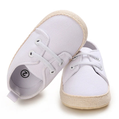 Newborn Infant White Soft-soled Sneaker