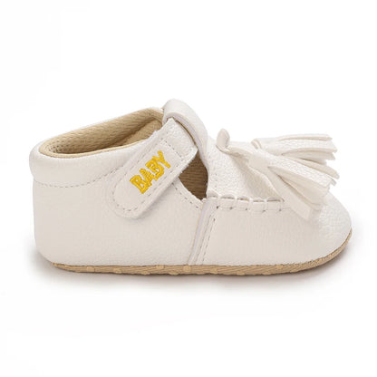 Newborn Infant White Soft-soled Sneaker