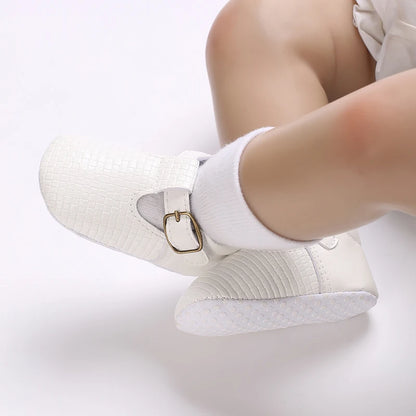 Newborn Infant White Soft-soled Sneaker