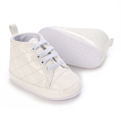 Newborn Infant White Soft-soled Sneaker