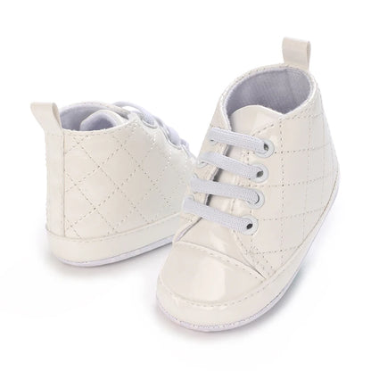 Newborn Infant White Soft-soled Sneaker