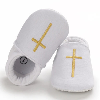 Newborn Infant White Soft-soled Sneaker