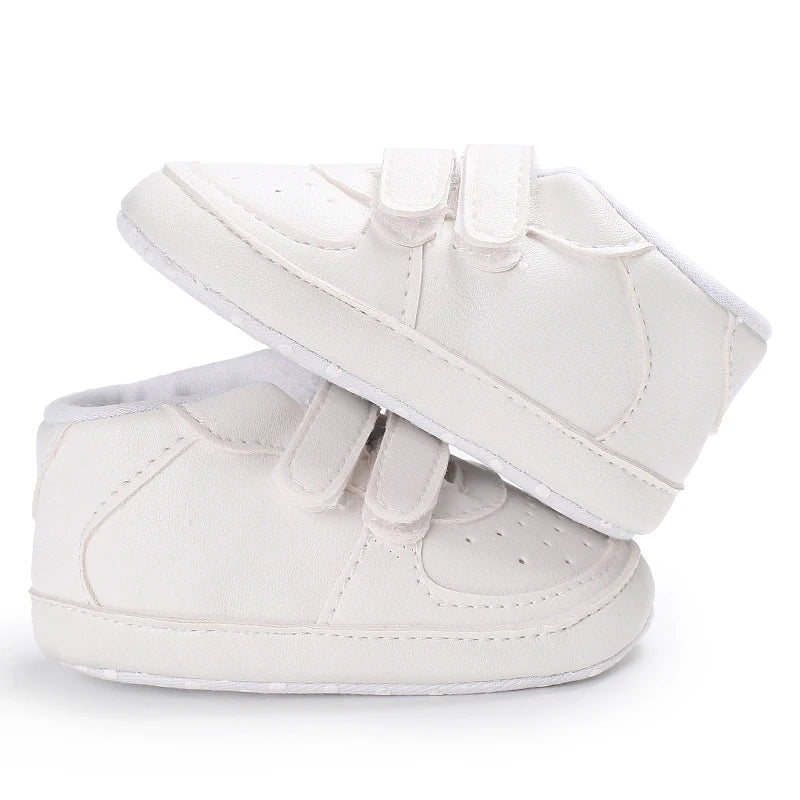 Newborn Infant White Soft-soled Sneaker